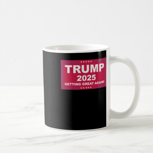 トランプVance 2025再素晴らし度取得() コーヒーマグカップ (右)
