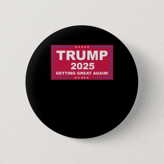 トランプVance 2025再素晴らし度取得() 缶バッジ (正面)