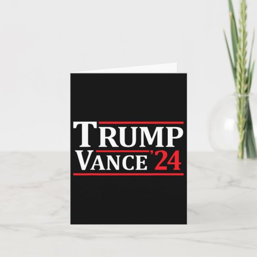 トランプVance 24トランプ2024 カード (正面)