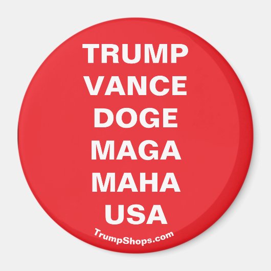 トランプVANCE USA マグネット (正面)