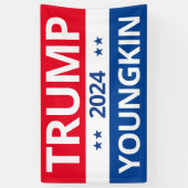 トランプYoungkin 2024 横断幕 (縦)