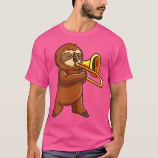 トランペおもしろいットプレーヤーのスロスシャッ男性へト女子キッド Tシャツ