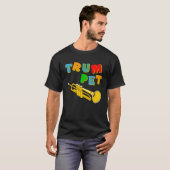 トランペカラフルット Tシャツ (正面フル)