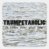 トランペタホリクライフスクエアステッカー スクエアシール (正面)