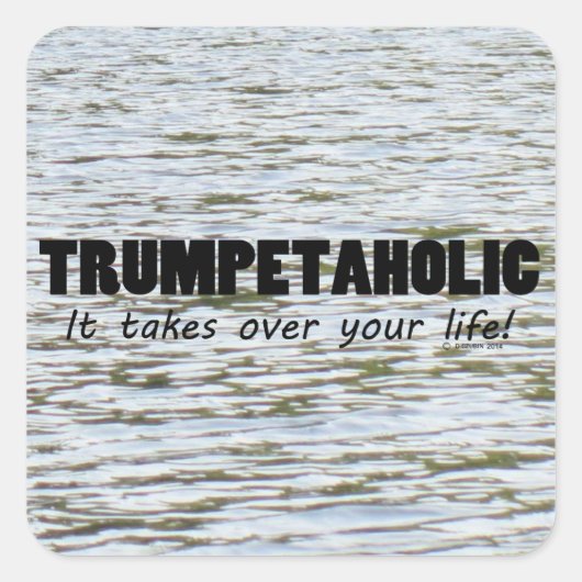 トランペタホリクライフスクエアステッカー スクエアシール (正面)