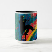 トランペターシルエット マグカップ (中央)