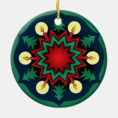 トランペットおよびリボン セラミックオーナメント (裏面)