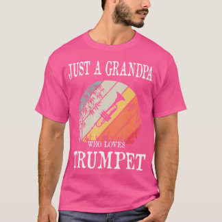 トランペットが大好きなおじいちゃん Tシャツ
