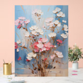 トランペットつる植物 – インパストフローラ アクリルサイン (ウェディング)