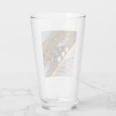 トランペットと楽譜真鍮楽器 タンブラーグラス (裏面)