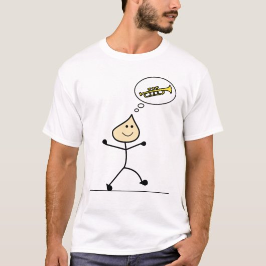 トランペットについて考えること Tシャツ (正面)