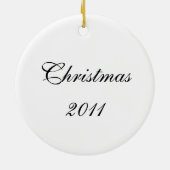 トランペットのオーナメントとの天使 セラミックオーナメント (裏面)