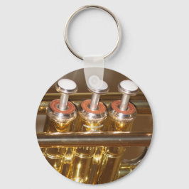 トランペットのキーチェーン キーホルダー