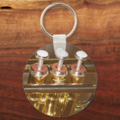 トランペットのキーチェーン キーホルダー (正面)