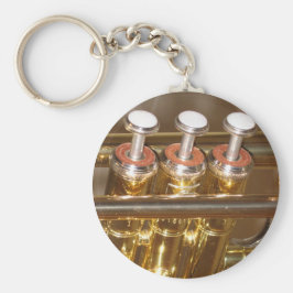 トランペットのキーチェーン キーホルダー