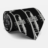 トランペットのタイ ネクタイ (ロール)