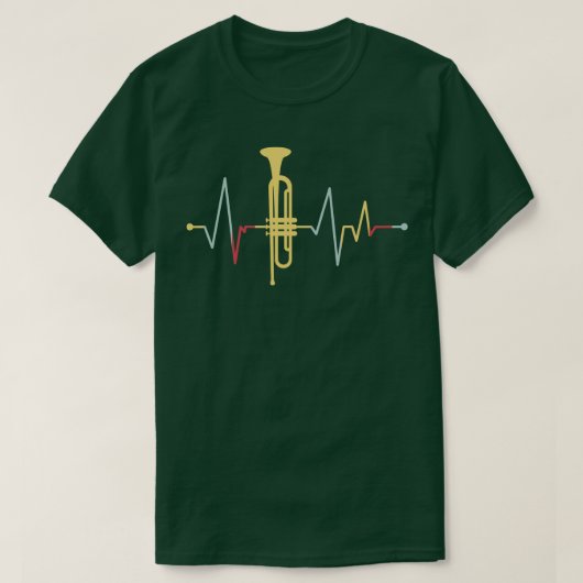 トランペットのハートビート5 Tシャツ (デザイン正面)