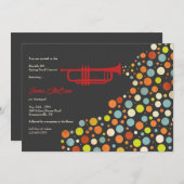 トランペットのリサイタル 招待状 (正面/裏面)