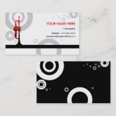 トランペットのリングや輪 名刺 (正面/裏面)