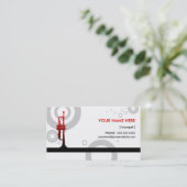 トランペットのリングや輪 名刺 (スタンド正面)