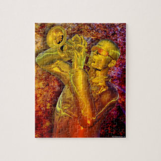 トランペットの単独のパズル ジグソーパズル