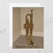 トランペットの招待状 招待状 (正面/裏面)