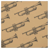 トランペットの真鍮の楽器 ファブリック (見本)