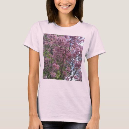 トランペットの花のシャツ Tシャツ (正面)