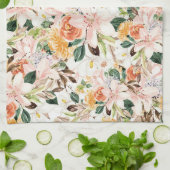 トランペットの花 キッチンタオル (折り畳み)