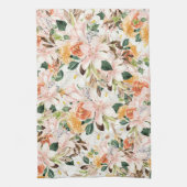 トランペットの花 キッチンタオル (縦)