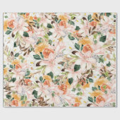 トランペットの花 ラッピングペーパー (フラット)