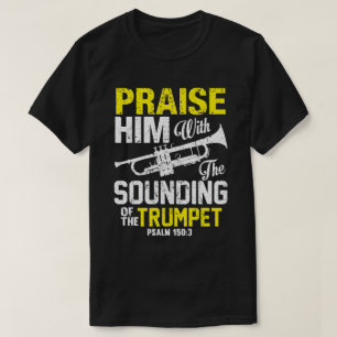 トランペットの苦脳のTシャツ Tシャツ