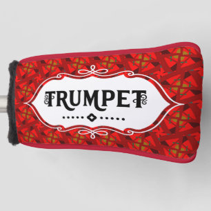 トランペットの象徴 ゴルフヘッドカバー