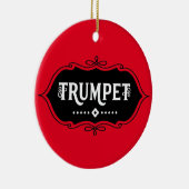 トランペットの象徴 セラミックオーナメント (右)