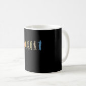 トランペットの進化 コーヒーマグカップ (正面右)