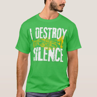 トランペットの選手マーチングサイレントデストロイヤー Tシャツ