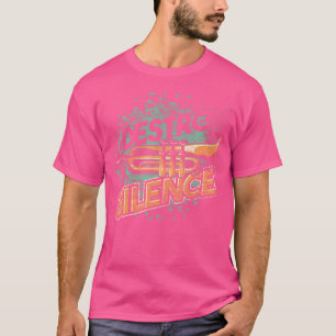 トランペットの静寂を破る Tシャツ