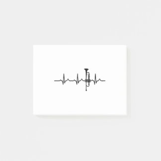 トランペットの鼓動 – トランペット用トランペット遊シャツ ポストイット