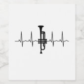 トランペットの鼓動 ワインラベル (シングルラベル)