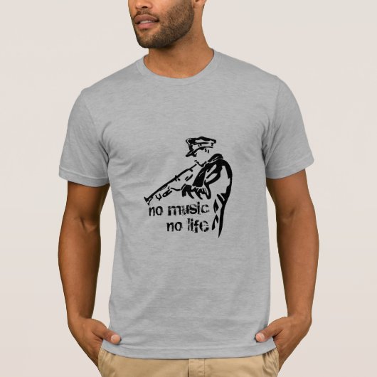 トランペットのTシャツ Tシャツ (正面)