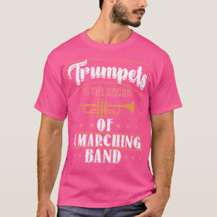 トランペットはマーチングバンドプレーヤーTのベーコンである Tシャツ