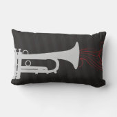 トランペットは甘く鳴ります ランバークッション (裏面)