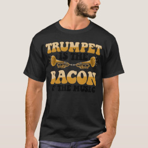 トランペットは音楽仲間のベーコン Tシャツ