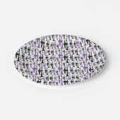 トランペットをテーマにした ペーパープレート (アングル)