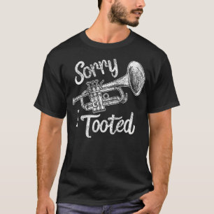 トランペットをプゥーってやっちゃってごめんなさい Tシャツ