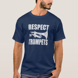 トランペットを尊重する Tシャツ