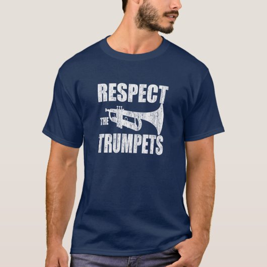 トランペットを尊重する Tシャツ (正面)