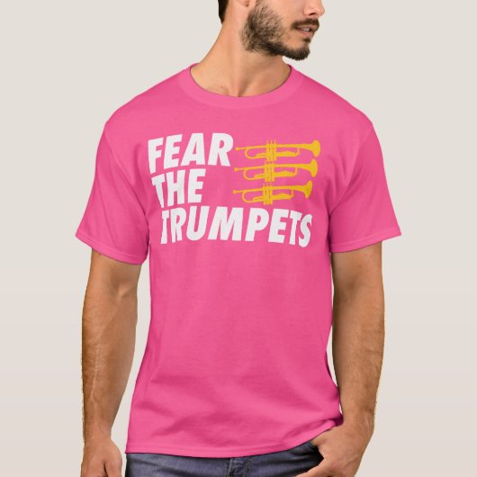 トランペットを恐れる Tシャツ (正面)