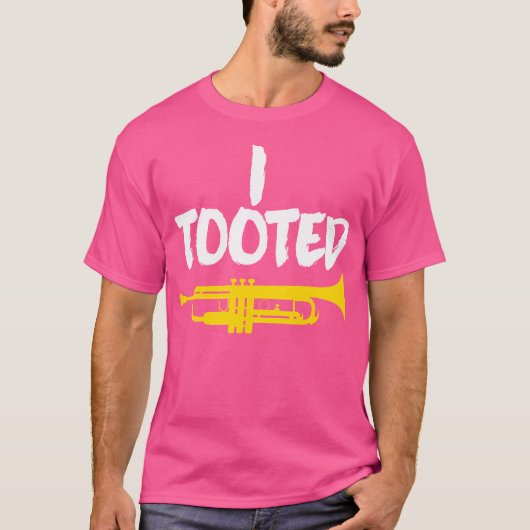 トランペットを手で打った Tシャツ (正面)