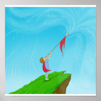 トランペットを持つ少年 ポスター